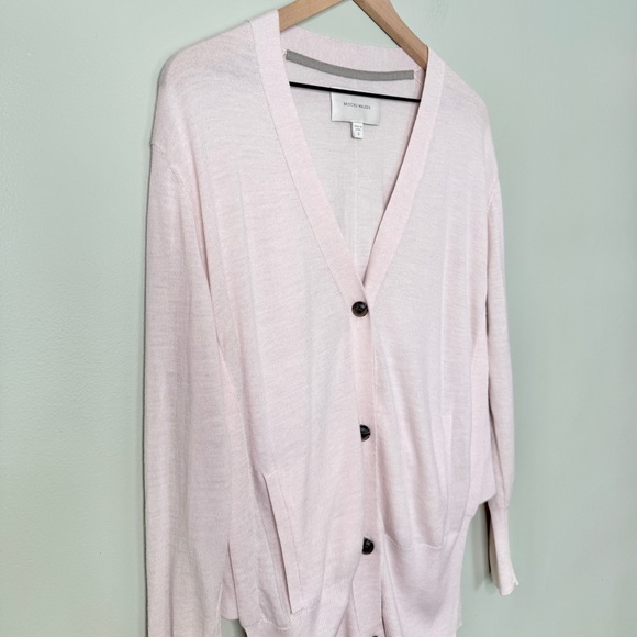 Brochu Walker 100% Merino Wool Long Sleeve Button Front Cardigan Sweater Small - Picture 3 of 8